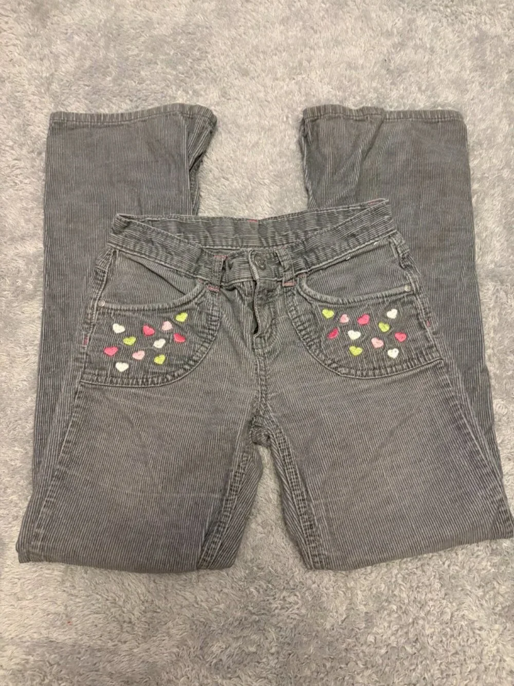 Vintage Gymboree Wide Leg Pants with Embroidery Size 12